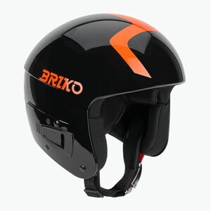 Gyerek sísisak Briko Vulcano FIS 6.8 JR shiny black/orange (Vulcano FIS 6.8 Jr 27114JW-A03) kép