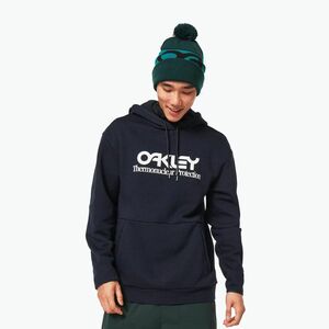 Férfi snowboard kapucnis pulóver Oakley Rider Long 2.0 Hoodie black/white (Rider Long 2.0 Hoodie FOA402381) kép