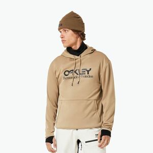 Férfi snowboard kapucnis pulóver Oakley Rider Long 2.0 Hoodie pebble (Rider Long 2.0 Hoodie FOA402381) kép