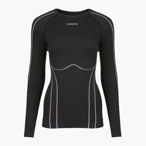 Női thermo hosszú ujjú felső Viking Etna 2.0 black/purple (Etna 2.0 500/27/6047) kép