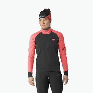 Női futó pulóver DYNAFIT Alpine 1/2 Zip Tee ultra coral/0910 (Alpine 1/2 Zip Tee 08-0000072011) kép