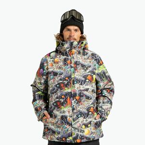 Férfi snowboarddzseki DC Basis Print outer world black (Basis Print ADYTJ03097-KTA4) kép