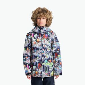 Gyerek snowboard dzseki DC Basis Print Youth outer world black (Basis Print Youth ADBTJ03032-KTA4) kép