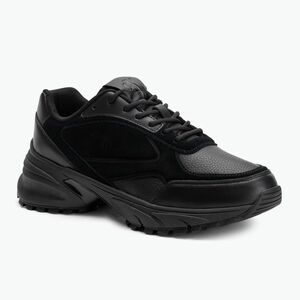 Férfi cipők Calvin Klein YM0YM01289 Hike Runner HF Leather Mix triple black (Hike Runner HF Leather Mix YM0YM012890GJ) kép