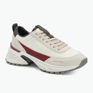 Női cipők Calvin Klein YW0YW02075 Hike Runner MG Nylon Mix lily white/beluga (Hike Runner MG Nylon Mix YW0YW020750IN) kép