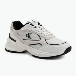 Női cipők Calvin Klein YW0YW02009 Hike Runner Mesh Mix MET MG bright white/black (Hike Runner Mesh Mix MET MG YW0YW0200901W) kép