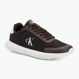 Női cipők Calvin Klein YW0YW01750 3 Eva Runner Mesh MG Brown Out/Green Haze (3 Eva Runner Mesh MG YW0YW017500HE) kép