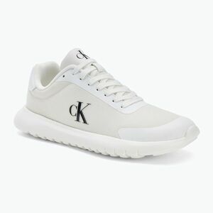 Női cipők Calvin Klein YW0YW01750 3 Eva Runner Mesh MG bright white/black (3 Eva Runner Mesh MG YW0YW0175001W) kép