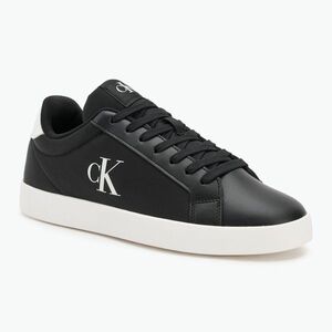 Férfi cipő Calvin Klein YM0YM01213 3 Cupsole PU ck black/bright white (3 Cupsole PU YM0YM012130GM) kép
