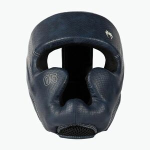 Boksz fejvédő Venum Impact Evo Scales Headgear midnight blue (Impact Evo Scales Headgear VENUM-05804) kép