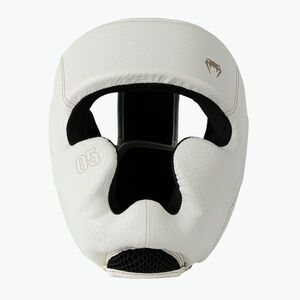 Boksz fejvédő Venum Impact Evo Scales Headgear ivory (Impact Evo Scales Headgear VENUM-05804) kép