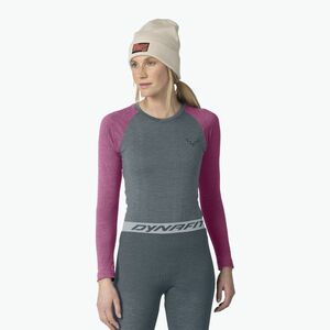Női thermo hosszú ujjú DYNAFIT Tour Light Merino magenta (Tour Light Merino LS 08-0000071365) kép