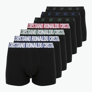 Férfi boxeralsó CR7 Basic Trunk 7 pár 2810 black (Basic Trunk 7-pack 300-8127-49-2810) kép