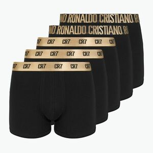 Férfi boxeralsók CR7 Basic Trunk 5 pár 2321 black (Basic Trunk 5-pack 300-8125-4900-2321) kép