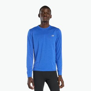 Férfi hosszú ujjú póló New Balance Athletics blue gemstone (Athletics MT41256BEA) kép