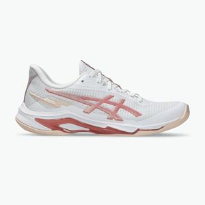Női röplabdacipő ASICS Netburner Ballistic FF 4 White/Rose Red (Netburner Ballistic FF 4 1052A083-103) kép