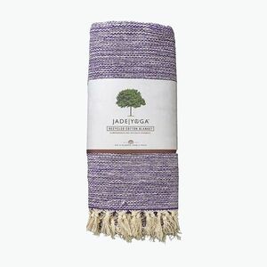 Jóga takaró JadeYoga Recycled Cotton Hand Loomed Yoga purple (Recycled Cotton Hand Loomed Yoga YBP) kép