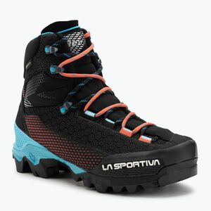 Női magashegyi bakancsok La Sportiva Aequilibrium ST GTX black/hibiscus (Aequilibrium ST GTX ZFMS099K00P02) kép
