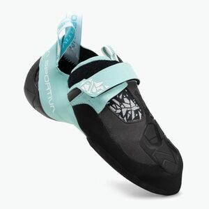 Női mászócipők La Sportiva Skwama Vegan carbon/turquoise (Skwama Vegan ZFCS033G00B16) kép