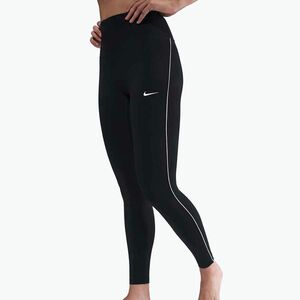Női leggings Nike One High-Waisted black/white (One High-Waisted IH4065-010) kép