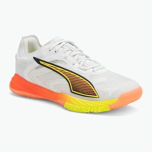 Kézilabda cipők PUMA Accelerate Nitro SQD 4 Game On puma white/glowing red/ultra blue (Accelerate Nitro SQD 4 Game On 108886 01) kép