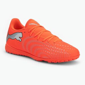 Focicipő PUMA Future 9 Play TT glowing red/puma white/puma black/puma silver (Future 9 Play TT 108918 01) kép