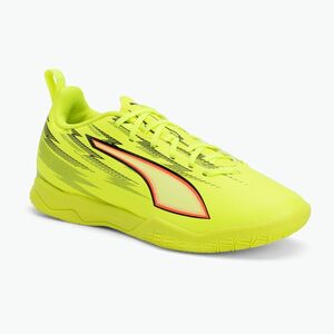 Gyerek focicipő PUMA Ultra 6 Play IT Jr yellow alert/puma black/glowing red/lime squeeze (Ultra 6 Play IT Jr 109056 01) kép