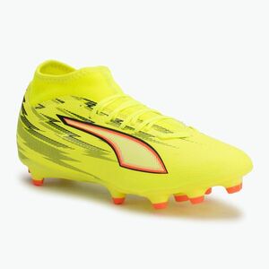 Focicipő PUMA Ultra 6 Play+ FG/AG yellow alert/puma black/glowing red/lime squeeze (Ultra 6 Play+ FG/AG 108707 01) kép