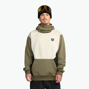 Férfi snowboard kapucnis pulóver Volcom Hydro Riding Hoodie military (Hydro Riding Hoodie G4152602_MIL) kép