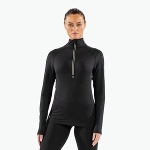 Női thermo hosszú ujjú felső Surfanic Cozy Zip Neck black (Cozy Zip Neck SWX2602020) kép