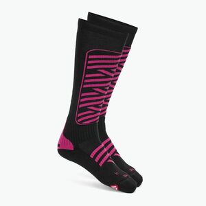 Sí zokni Mico Heavy Weight Superthermo Primaloft Merino Ski black fuchsia (Heavy Weight Superthermo Primaloft Merino Ski CA00121) kép