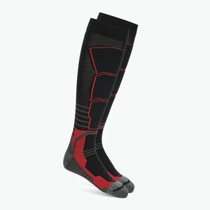 Sízokni Mico Medium Weight Superthermo Natural Marino Ski black/red (Medium Weight Superthermo Natural Marino Ski CA00115) kép