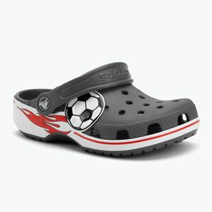 Gyerek papucsok Crocs Classic Soccer Band Clog Kids slate grey (Classic Soccer Band Clog Kids 211605-0DA) kép