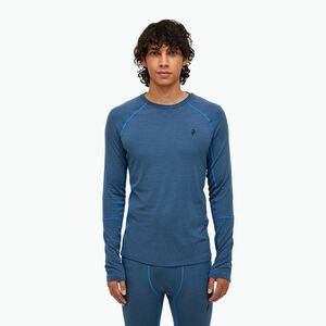 Férfi thermoaktív hosszú ujjú felső Peak Performance Magic Crew Wool-Blend Baselayer Mountain Lake (Magic Crew Wool-Blend G80935020) kép