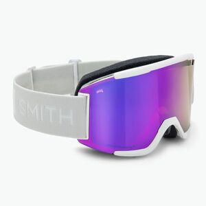 Síszemüveg Smith Squad white vapor/chromapop everyday violet mirror/clear (Squad M00668) kép