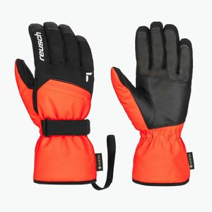 Síkesztyűk Reusch Morris GORE-TEX black/fluorescent red (Morris GORE-TEX 6201375) kép
