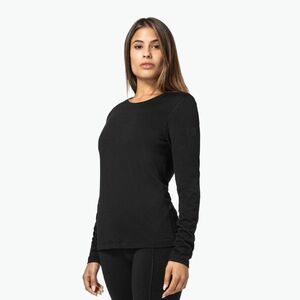 Női thermoaktív hosszú ujjú felső super.natural Arctic 230 jet black (Arctic 230 SNW021590) kép