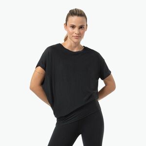 Női jóga póló super.natural Yoga Loose Tee jet black (Yoga Loose Tee SNW013470) kép