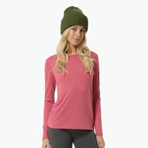 Női hosszú ujjú póló super.natural Little Heartwood mauve wood/white stone (Little Heartwood SNWP04071) kép