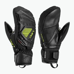 Gyerek síkesztyű LEKI WCR C-Tech 3D Junior Mitt black/ice lemon (WCR C-Tech 3D Junior Mitt 654803801) kép