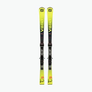 Alpesi sílécek Völkl Racetiger SL + kötések RMotion T 12 black/fluorescent/red (Racetiger SL+RMotion T 12 V2510004/6877Z1.VR) kép