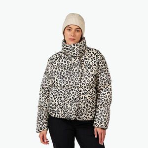 Női pehelydzseki Rossignol Aretu Allover Down Nature Wild Leopard Print (Aretu Allover Down RLOWJ41) kép