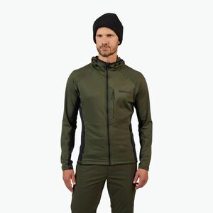 Férfi kapucnis pulóver Rossignol Blackside Mix Full Zip Hoodie Fleece olive shadow (Blackside Mix Full Zip Hoodie Fleece RLOML04) kép