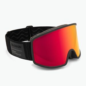 Sí szemüveg Salomon Sentry Pro Sigma black/sigma poppy red (Sentry Pro Sigma L47898100) kép