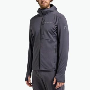 Férfi trekking kapucnis pulóver La Sportiva Chill Thermal Hoody onyx/chalk (Chill Thermal Hoody ZAHF017G19W04) kép