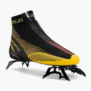Hegymászó bakancs La Sportiva Mega Ice Evo black/yellow (Mega Ice Evo ZFCS031K00Y00) kép