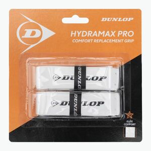 Squashütő overgrip Dunlop Hydramax Pro Replacement Grip 2 db white (Hydramax Pro Replacement Grip 10352191) kép