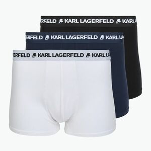 Férfi boxeralsó KARL LAGERFELD Logo Trunk 3 pár black/white/navy (Logo Trunk A1M47151) kép