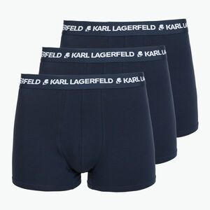 Férfi boxeralsó KARL LAGERFELD Logo Trunk 3 pár navy (Logo Trunk A1M47151) kép