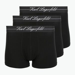 Férfi boxeralsók KARL LAGERFELD Hotel Karl Lyocell Trunk 3 pár black (Hotel Karl Lyocell Trunk A1M47089) kép